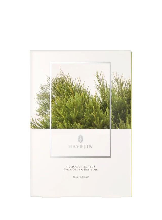 HAYEJIN „Cuddle of Tea Tree“ raminanti lakštinė veido kaukė (5 lakštai)