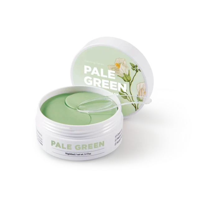 HAYEJIN „Pale Green“ stangrinančios hidrogelio paakių veido kaukės