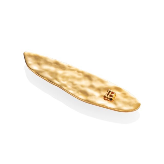 BALMAIN HAIR PRINTEMPS GOLDEN LEAF auksinės spalvos plaukų segtukas M