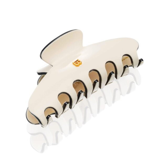 BALMAIN HAIR LE Pince a Cheveux White/Black plaukų segtukas
