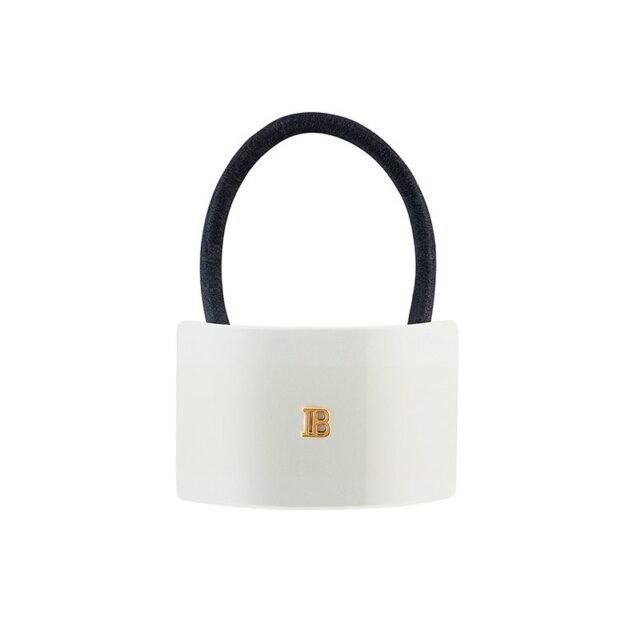 BALMAIN HAIR Elastique pour Cheveux White plaukų gumytė