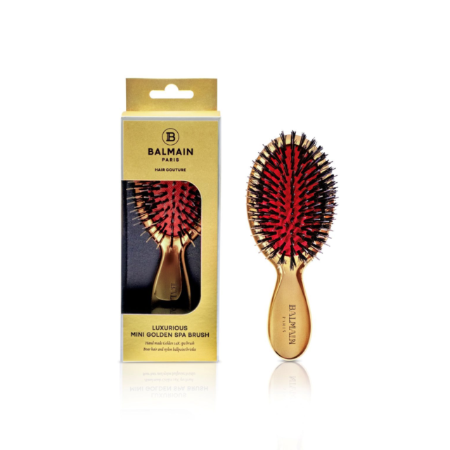 BALMAIN HAIR 18K auksu padengtas mini SPA plaukų šepetys