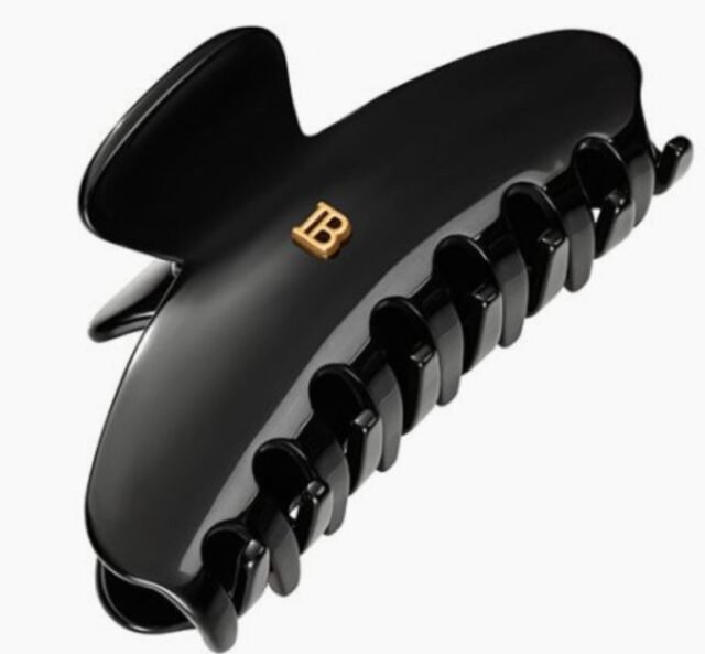 BALMAIN HAIR Pince à Cheveux M Black plaukų segtukas